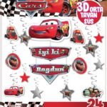 3D TAVAN SÜS 24 LÜ CARS