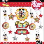 3D TAVAN SÜS 24 LÜ MİCKEY