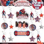 3D TAVAN SÜS 24 LÜ ÖRÜMCEK ADAM