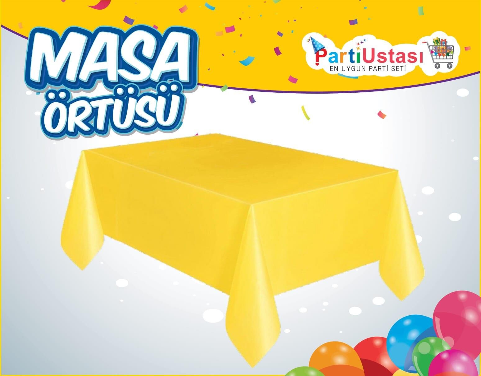 DÜZ MASA ÖRTÜSÜ SARI DÜZ MASA ÖRTÜSÜ SARI - Görsel 1