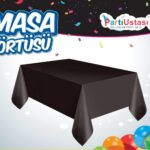 DÜZ MASA ÖRTÜSÜ SİYAH