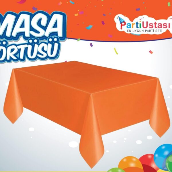 DÜZ MASA ÖRTÜSÜ TURUNCU