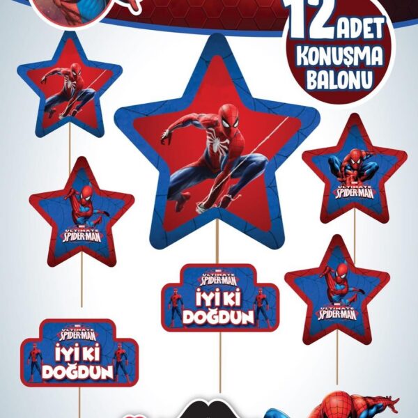 KONUŞMA BALONU SET 12 Lİ ÖRÜMCEK