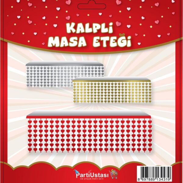 MASA KALP ETEK KIRMIZI