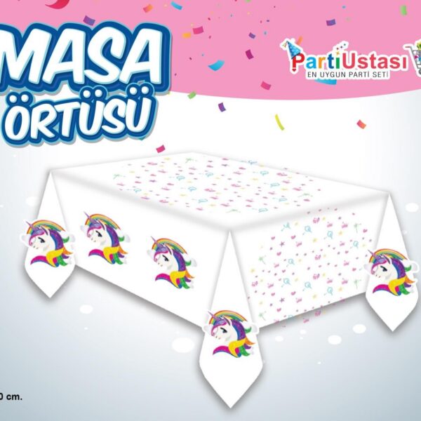 MASA ÖRTÜSÜ LİSANSLI ÜNİCORN