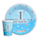 TABAK BARDAK 1 YAŞ MAVİ