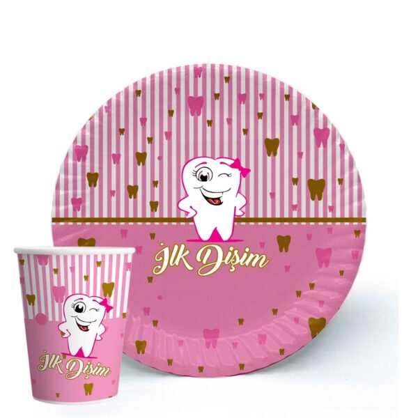 TABAK BARDAK DİŞ PEMBE