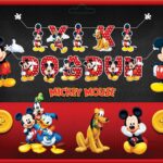 YAZI 3D BANNER MİCKEY