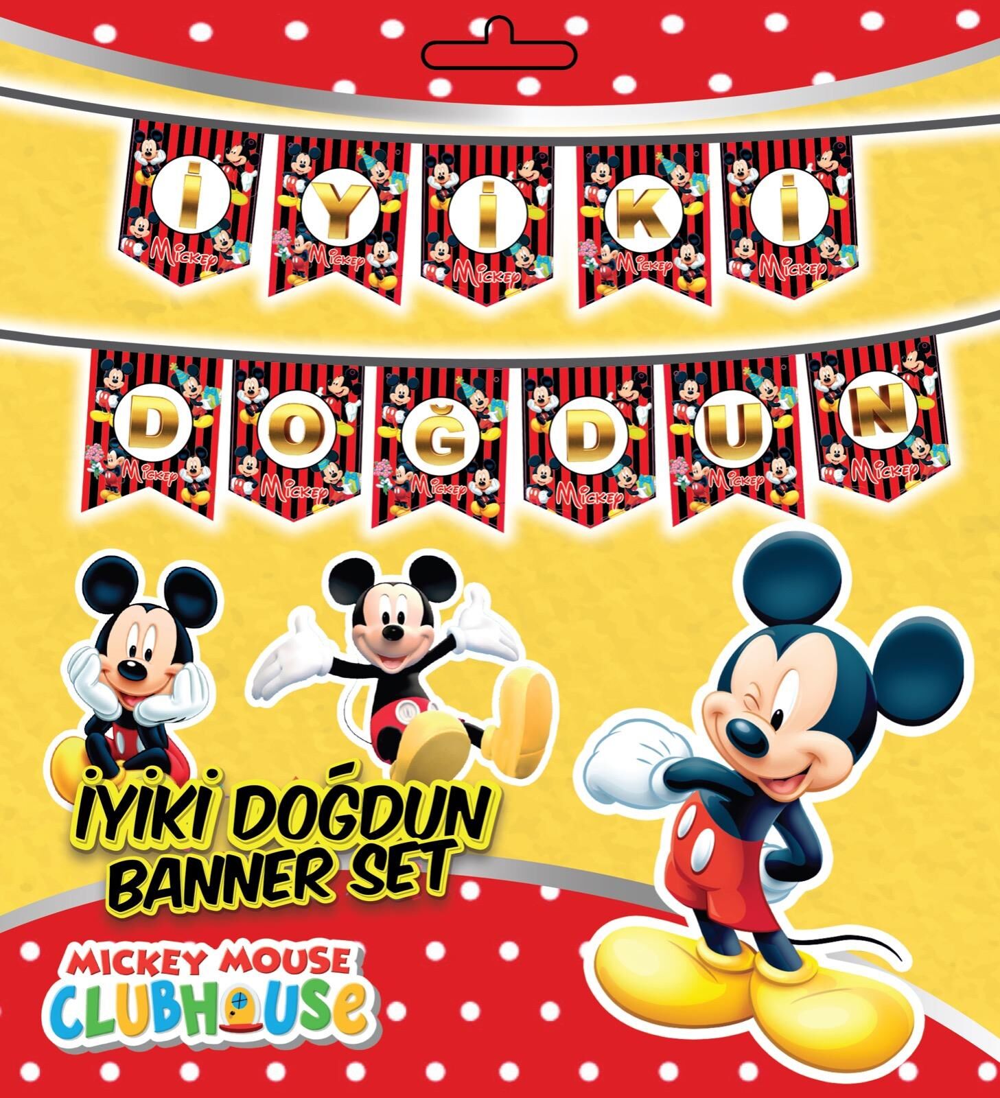 YAZI ZARF BANNER MİCKEY YAZI ZARF BANNER MİCKEY - Görsel 1