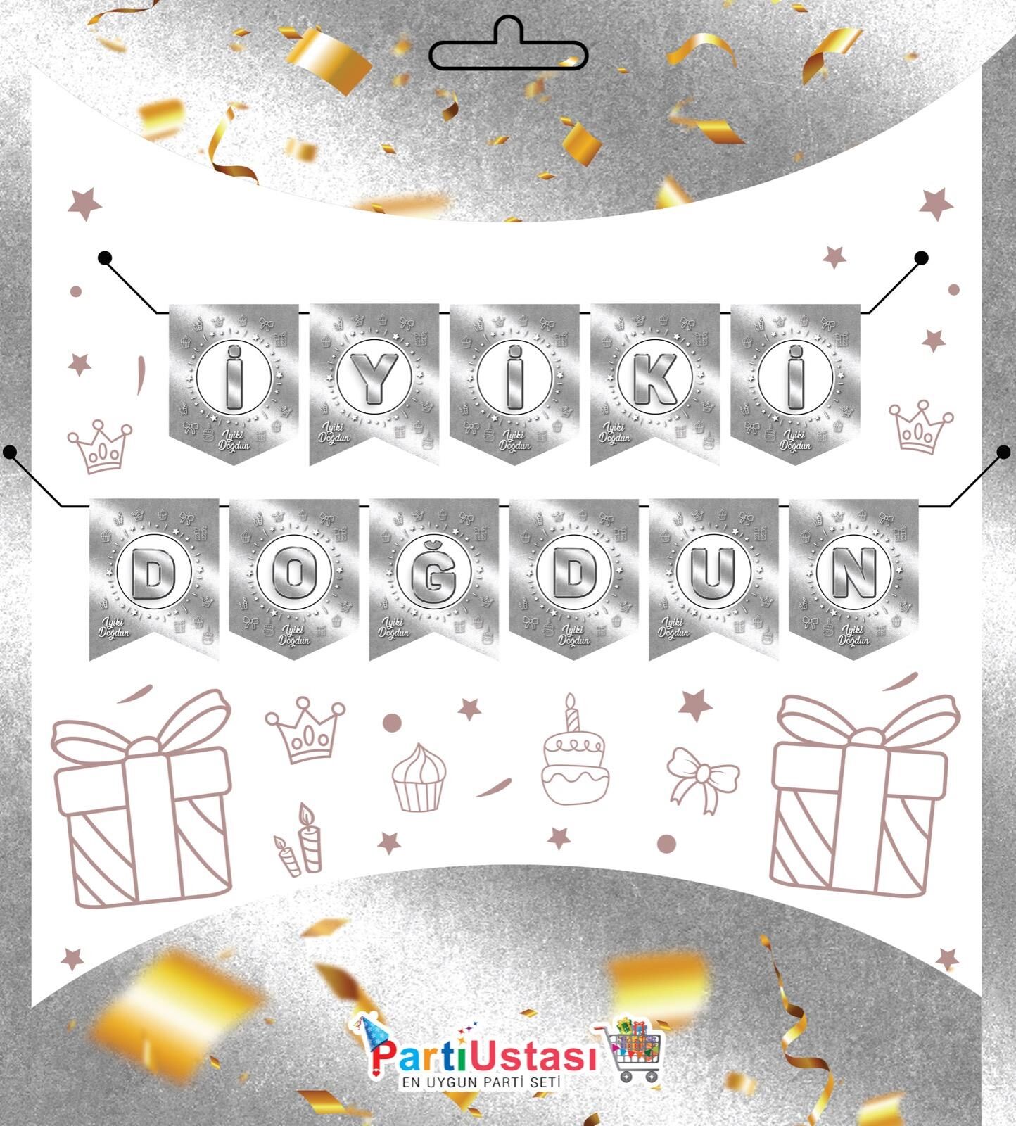 YAZI ZARF BANNER SOFT GÜMÜŞ YAZI ZARF BANNER SOFT GÜMÜŞ - Görsel 1